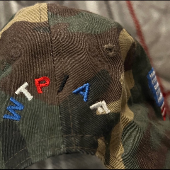 Vesope Custom Shoes & Apparel (CSA) WTP/AF distressed dad hat Veteran’s Day - Picture 4 of 5